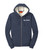 Heavyweight Sherpa-Lined Hooded Fleece Jacket Navy