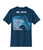 Men’s 3-Dimensional Intelligence T-Shirt Neptune Blue Back