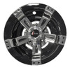 Wheel Cover, 10" Maverick Black/Chr