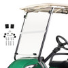 Windshield, Impact Modified Clear 2 Piece, Yamaha Drive