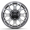 Bravo Wheel, 14x7, Matte Gray/Mach