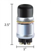 12V Golf Cart Horn Switch Button w/ Cover Floor Mount