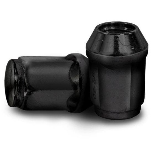 100 Pack 12mm X 1.25 Metric Lug Nuts - Black