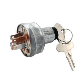 KEYSWITCH, 12V, OFF/RUN/START