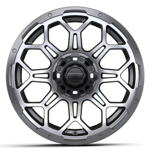 Bravo Wheel, 14x7, Matte Gray/Mach
