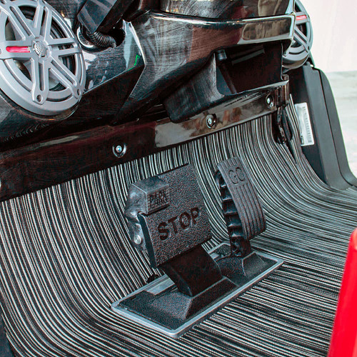 Chilewich Mat, Black Ribweave, Txt ezgo