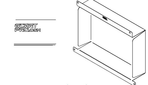 PGC EZGO UNDER SEAT STORAGE TRAY