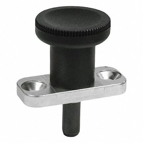 PLATE-MOUNT RETRAC SPRING PLUNGER TWIST LOCK