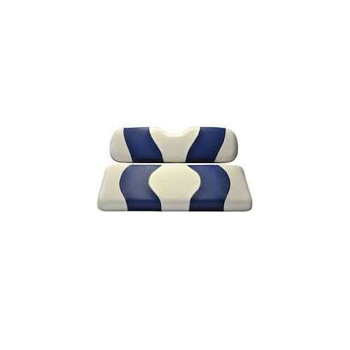 WAVE-FRONT-SEAT-COVER-Club-Car-Precedent-WHITE-BLUE