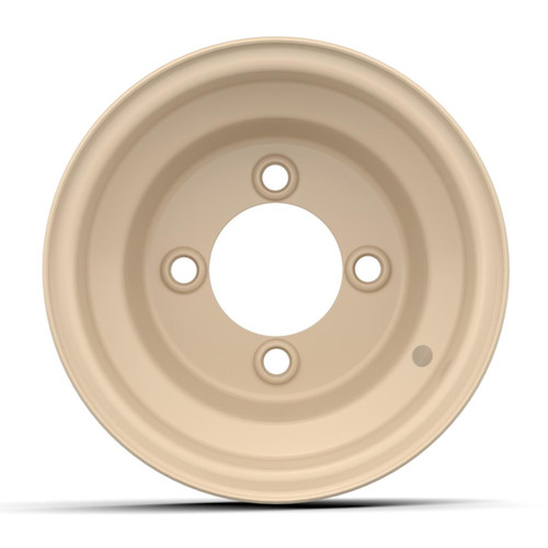 8x7 Beige Steel Wheel (Centered)