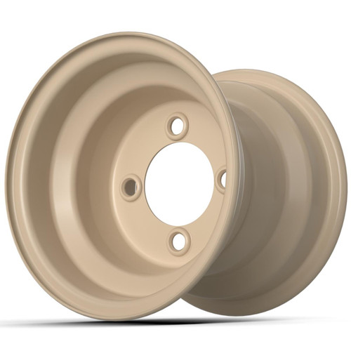8x7 Beige Steel Wheel (Centered)