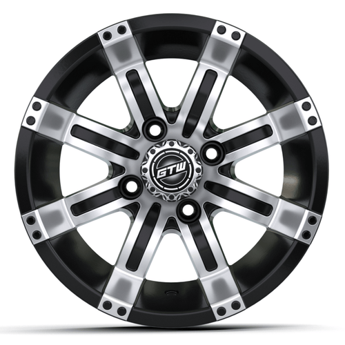 Gtw Tempest 10x7 Machined Black Wheel