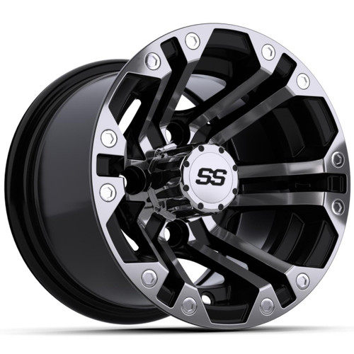 Gtw Specter 10x7 Machined Black Wheel