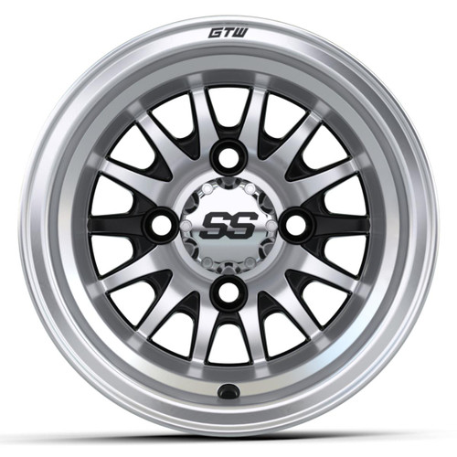 Gtw Medusa 10x7 Machined Black Wheel