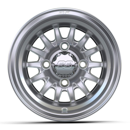 Gtw Medusa 10x7 Machined Silver Wheel