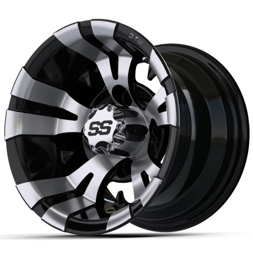 Gtw Vampire 10x7 Machined Black Wheel
