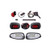 E-Z-GO-TXT-Headlights,LED-Taillights-&-Wire-Harness-Black