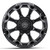 Raven Wheel, 14x7, Matte Black/Ball Mill