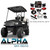 Club Car Black Alpha (Precedent) Body Kit w/ Off-Road Grill & Light Kit