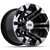 Gtw Specter 10x7 Machined Black Wheel