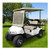Deluxe-portable-golf-car-windshield,-tan-clear