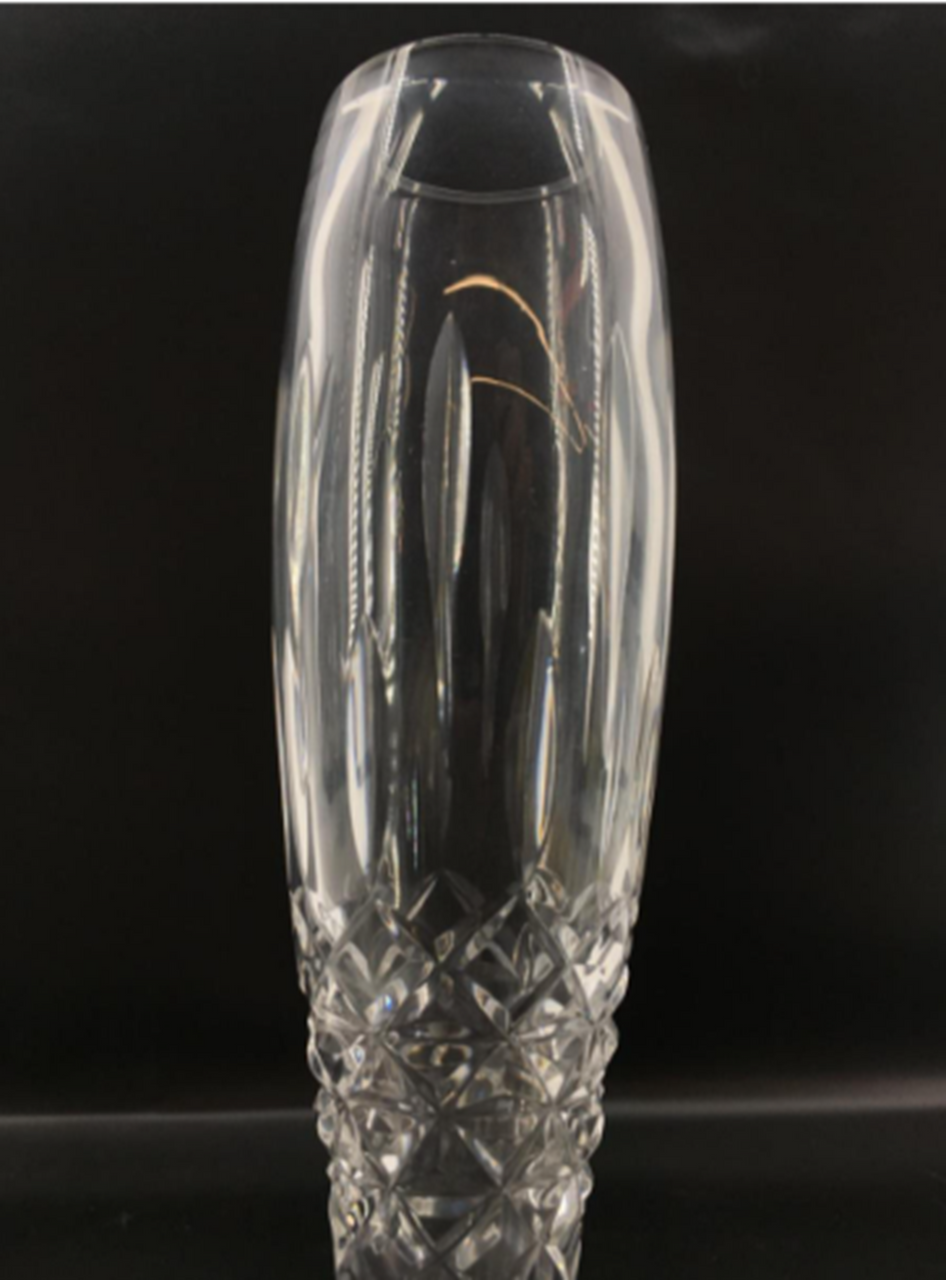 Wedgewood Crystal Bud Vase 8" Vintage