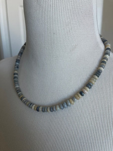 Gray Australian Opal Mixed Bead Necklace with sterling claw closure and adjustable chain. New. Gray Australian Opal Mixed Bead Necklace with sterling claw closure and adjustable chain. New.