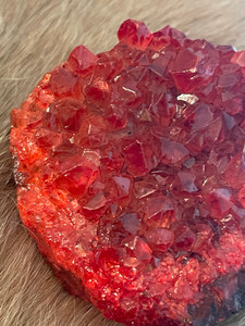 Dyed Red Amethyst