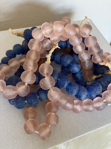 Sea Glass Prayer Beads | Pink or Blue | 21 mm | NWT Sea Glass Prayer Beads | Pink or Blue | 21 mm | NWT
