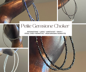 Petite Stone Choker Necklaces | Choose Your Stone | 18" Necklace | NWT Petite Stone Choker Necklaces | Choose Your Stone | 18" Necklace | NWT