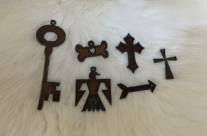Vintage Metal Pendants or Ornaments Vintage Metal Pendants or Ornaments