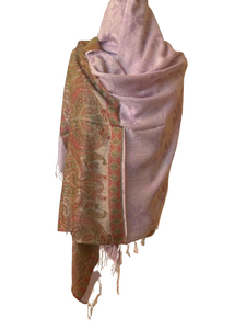 Ornate Floral Lavender Purple Cashmere Scarf | 72" x 28" | Made in Jerusalem | NWT Ornate Floral Lavender Purple Cashmere Scarf | 72" x 28" | Made in Jerusalem | NWT