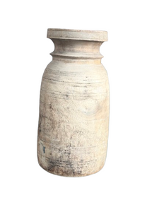 Primitive Wood Honey Pot | Medium | India | Antique Primitive Wood Honey Pot | Medium | India | Antique
