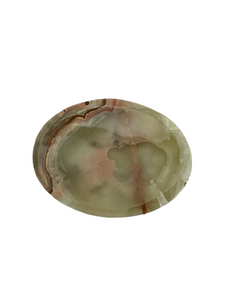 Banded Calcite Soap Dish or Trinket Bowl | New Banded Calcite Soap Dish or Trinket Bowl | New