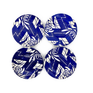 4x Tiffany & Co Butterfly Salad Plates | Johnson Bros | Blue/White Chinoiseries | Vintage 4x Tiffany & Co Butterfly Salad Plates | Johnson Bros | Blue/White Chinoiseries | Vintage