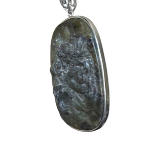 Dragon Green Jade Pendant Necklace | 2.5" Pendant +18" Necklace | NWT Dragon Green Jade Pendant Necklace | 2.5" Pendant +18" Necklace | NWT