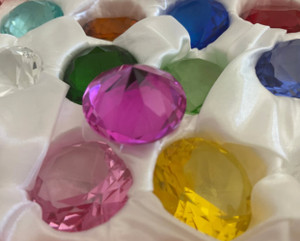 Large faux gemstones Large faux gemstones