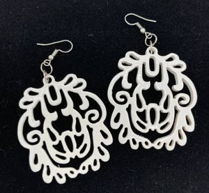 White Intricate Earrings | Lightweight | NWT White Intricate Earrings | Lightweight | NWT