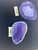 Natural Agate Slices USB Night Lights | Various Purple Slices | NWT