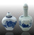 2x Qing Dynasty Snuff Bottles | Set of 2 with Lids | Vintage