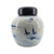 Antique Chinese 2 Pot Set | Blue & White Pottery | Wood Lids Antique Chinese 2 Pot Set | Blue & White Pottery | Wood Lids