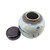 Antique Chinese 2 Pot Set | Blue & White Pottery | Wood Lids Antique Chinese 2 Pot Set | Blue & White Pottery | Wood Lids