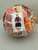 Hand Created Egg with in Orange | Crafted with International Cancelled Stamps | New