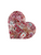 Hand Created Red Heart | Crafted with International Cancelled Stamps | NWT