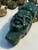 Jade Columbian Mask with Desert Jasper and Brass Beads | 18" | NWT