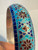 Cloisonné Hand Created Flower Bangle Bracelet | Blue | 925 Silver | NWT