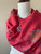 Floral & Paisley Cashmere Scarf | Red Purple | 72" x 28" | NWT
