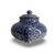 Spongeware Individual Teapot | Blue | Vintage