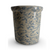 Spongeware Storage Jar | 7" H | with Lid | Antique