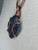 Square Lapis and Copper Pendant Necklace | Copper Choker | NWT
